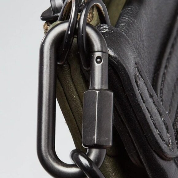 Louis Vuitton Black/Green Monogram Shadow Embossed Leather Double Flat - Picture 5 of 12